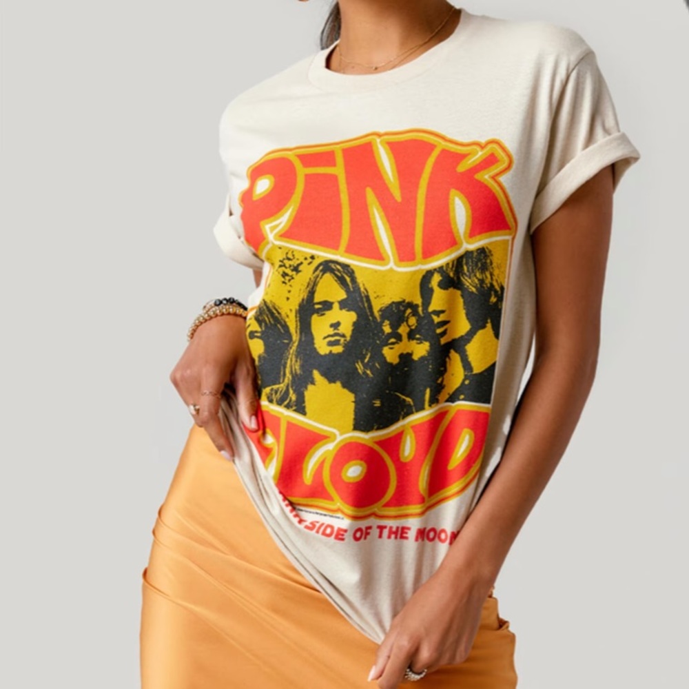 Francesca’s Women’s Small Pink Floyd Graphic Tee